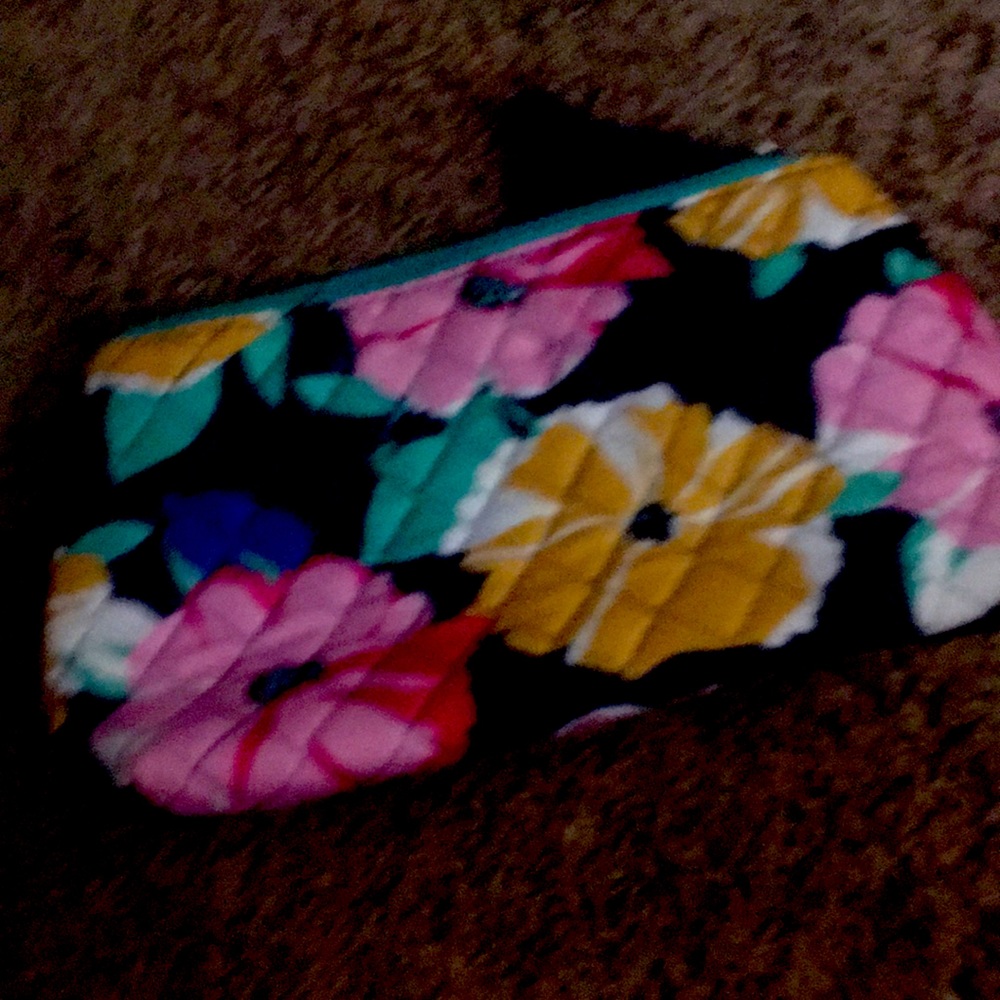 Flower makeup bag